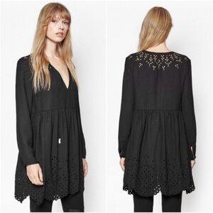 French Connection NWT Black Tunic Dress, Size: US 10